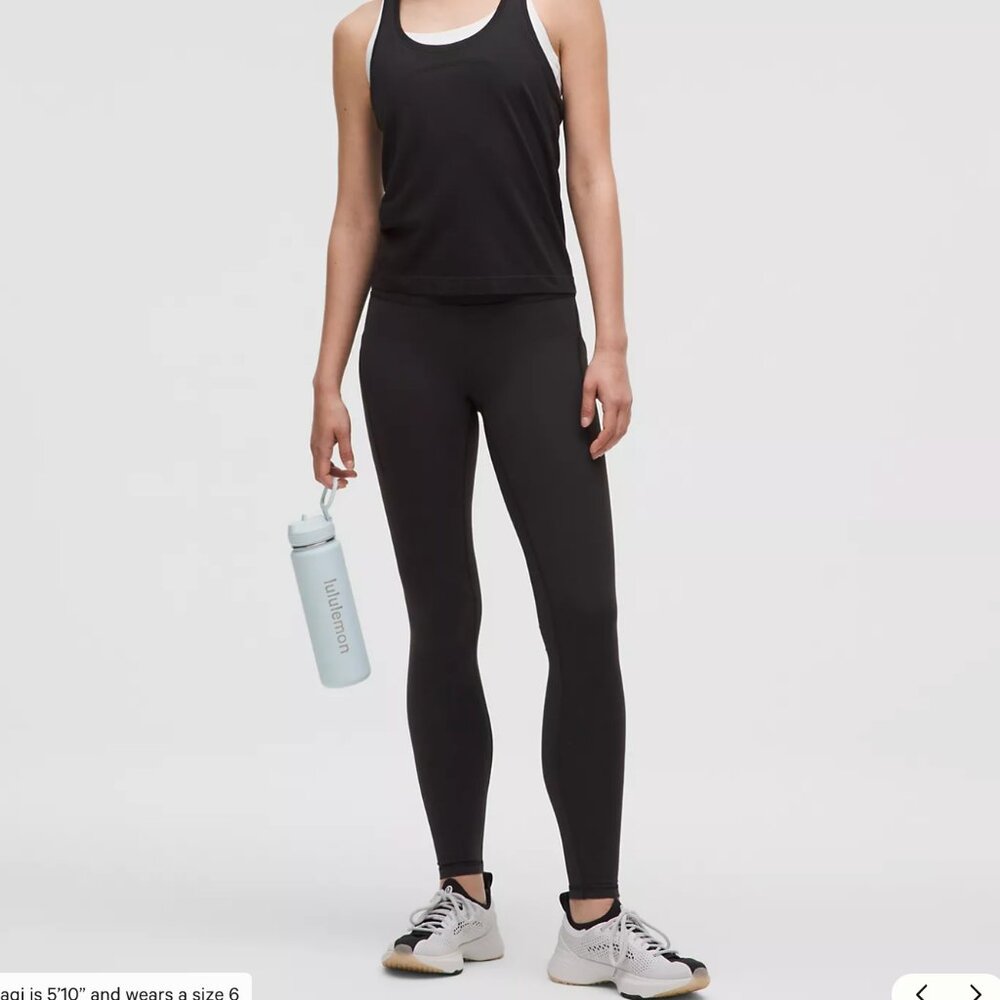Lululemon Wunder Train High-Rise Tight with Pockets 28” Size 4– Black – Women’s